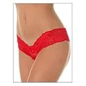 Low Rise Lace Tanga Shorts