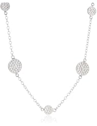 Anna Beck Designs "Bali" Long Multi-Disk Sterling Silver Necklace, 40"