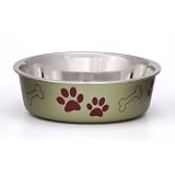 Bella Bowls Dog Bowl, Metallic