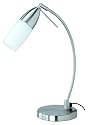 Trio-Leuchten 571910107 Energiespar-Tischleuchte,1xE14,9W,Nickel matt,Glas opal matt