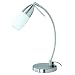 Trio-Leuchten 571910107 Energiespar-Tischleuchte,1xE14,9W,Nickel matt,Glas opal matt