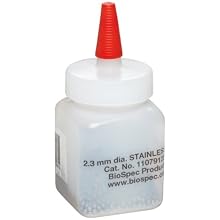 BioSpec 11079123ss Stainless Steel Bead, 2.3mm Diameter, For Grinding Leaves
