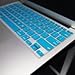 TopCase AQUA BLUE Keyboard Silicone Cover Skin for Macbook AIR 11