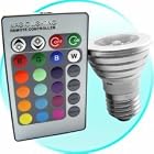 LED Color Changing Light Bulb with Wireless Remote by ShopTech4Less