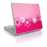 Retro Pink Flowers Design Skin Decal Sticker Cover for Laptop Notebook Computer - Protect and Decorate your Laptop