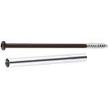 FastenMaster FMGUT007-25BR 7 Inch Gutter Screws, Brown, 25-Pack