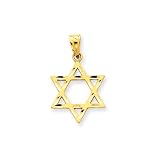 14 Karat Gold Star of David Charm