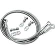 05-12 HONDA CRF450X: GALFER FRONT BRAKE LINE KIT (STAINLESS STEEL)