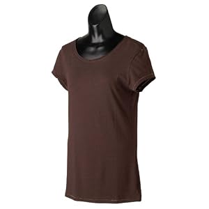 Buy Alo Ladies Short Sleeve Bamboo T Shirt - Coffee Khaki - Medium by alo