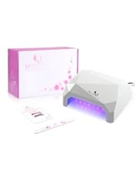 Beauty: USpicy DIAMANT USND-1811 18W CCFL& LED UV Nail Lamp (UV & LED 2 in 1 Nail Gel Lamp), with Fixed Timer 30s, 60s, 90s, SPA Equipment (White) - USpicy