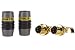 25 PAIR PK PHONOLINK S-VIDEO 3 GOLD CONN