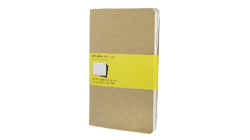 Moleskine Cahier Squared Large Journal: 3 Books Pack
