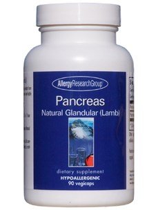 Allergy Research Group - Natural Lamb Pancreas Glandular - 90 Capsules