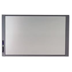 Quartet QRT72982 Custom Whiteboard- 23-.50in.x20in.- Graphite