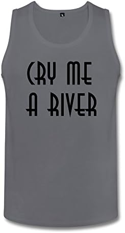 Top Vest Cry Me A River Deep Heather Male Graphic S