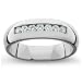 Comfort-Fit Men's Wedding Ring in 18k White Gold or Yellow Gold (G-H/SI2, 3/8 ct. tw.)