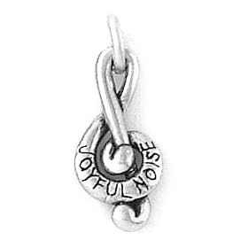 Buy Sterling Silver Music Clef Charm by Bob Siemon by Bob Siemon Designs
