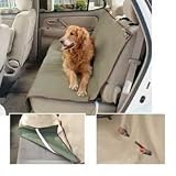 Solvit Products Standard Bench Seat Cover for Dogs khaki-color- 56' x 47'
