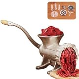 #32 Deluxe Heavy Duty Manual Tinned Meat Grinder (Inlcudes 3 Stuffing Funnesl,... by Weston