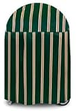 Two Dogs Designs 26-Inch Grill Cover, Green Stripes