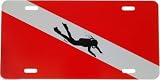 Dive Flag and SCUBA Diver License Plate