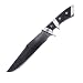 Sub-Hilt Silhouette, Micarta Handle, Plain, Black Blade