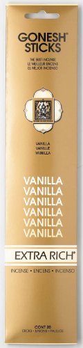 Gonesh 20811 Genieco Incense Stick Vanilla