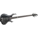 ESP LTD F-414FM Flamed Maple Electric Bass Guitar See-Thru Black
