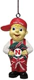 NCAA Nebraska Cornhuskers Mascot Wreath Ornament