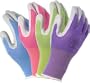Atlas 370 Garden Club Gloves. Assorted Colors - 4 Pack. Size Medium