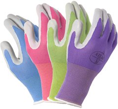 Dozen Atlas 370 Garden Club Gloves. Assorted Colors. Size: Small.