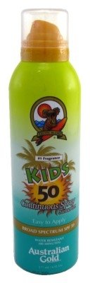 Australian Gold Continuous Spf#50 Spray 6oz Kids