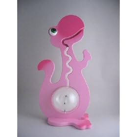 Big Belly Bank - Pink Dinosaur - 20 Inch - Handcrafted in the USA by Big Belly Banks