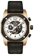 Bulova #98B138 Men's Leather Band Marine Star Chronograph Watch