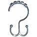 Zenith Prod. 96SS Double Shower Curtain And Liner Roller Hook