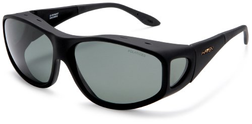 Haven Fits Over Sunwear Everest Fitover Sunglasses,Black Frame/Gray Lens,one size