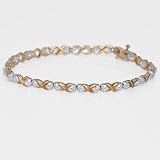 Ladies Diamond Tennis Bracelet in 10k Gold