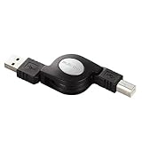 ELECOM 掮USBP[u USB(A)-USB(B) 0.8m(ubN)
