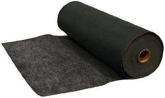 NPS TR-90 Spilfyter Universal Sorbent Tidy-Mat Industrial Traffic Rug Heavy Weight Roll, 100' Length x 36" Width, Black