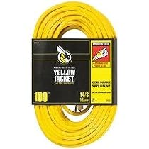 Coleman Cable 01489 14/3 Insulated Outdoor Extension Cord with Lighted End, 100-Foot