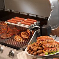 Grill Dog GD-01002 Stainless-Steel Rotisserie Linked-Meat Cooker with Electric Motor