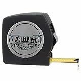 Philadelphia Eagles 25-Inch Black Tape Measure