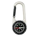 Carabiner Zinc Compass