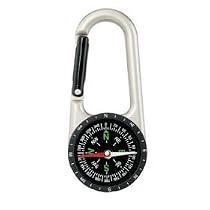Rothco Carabiner Zinc Compass