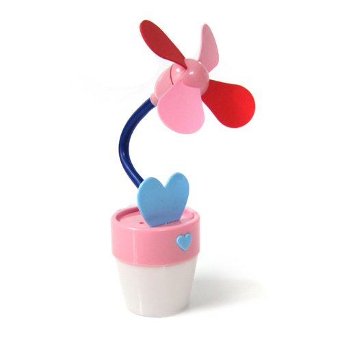 Portable (USB or battery) Flower Pot Fan