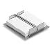 Weighted Napkin Holder - Stainless Steel (stainless steel) (2.25H x 7.25W x 7.75D)