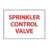 31ykYvOHDtL. SL160  Fire Safety Sign   Sprinkler Control Valve   Plastic