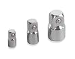 Ratchet Adapter, Chrome - 3 Pieces