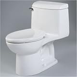 Bundle-13 Champion One Piece Elongated Right Height Toilet (Set of 2) Finish: Silver