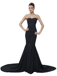Strapless Sweetheart Mermaid Chiffon Beaded Sequined Evening Dress/Mini Dress 